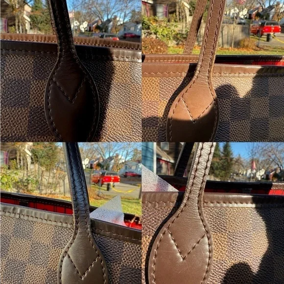 Louis vuitton neverfull MM damier ebene - Picture 6 of 17